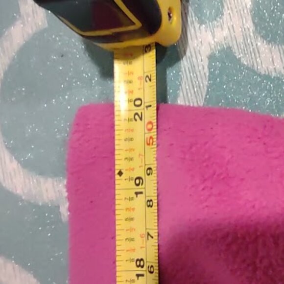 SUNBEAM VINTAGE PAIR PILLOWCASES FLEECE ZEBRA PRINT WITH PINK BORDER 20" BY 33" - Picture 5 of 6